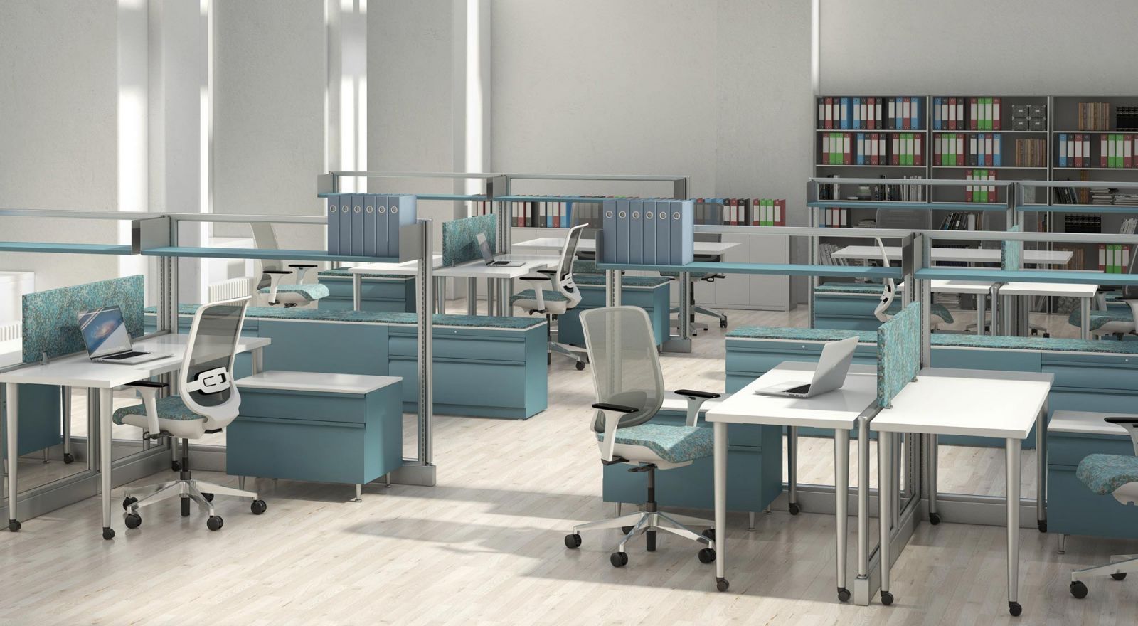 Knoll Cubicles in the Open Office