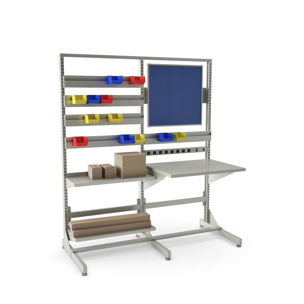 Industrial workbench modular workstations