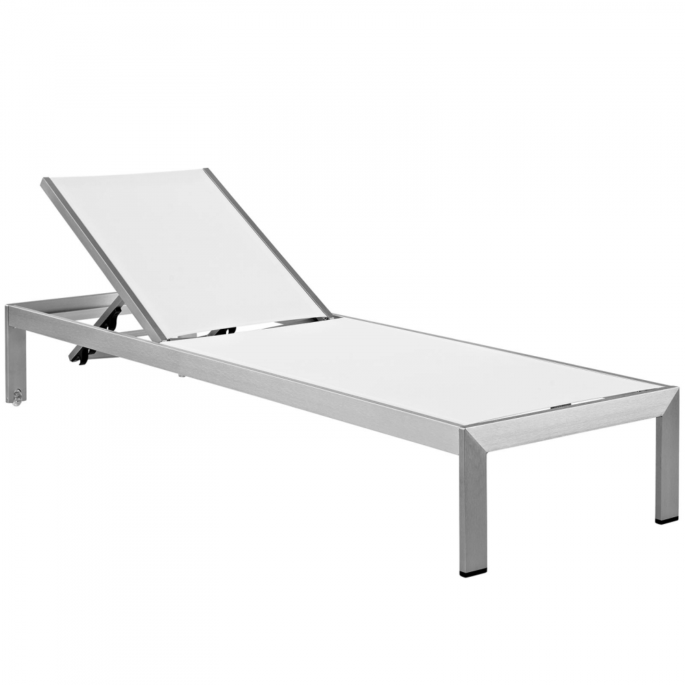 Outdoor lounge furniture CUB EEI 2249 SLV WHI MOD