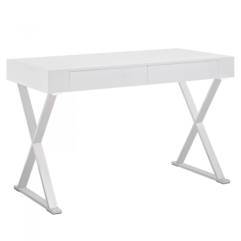 Space saving desk cub eei 1183 whi mod