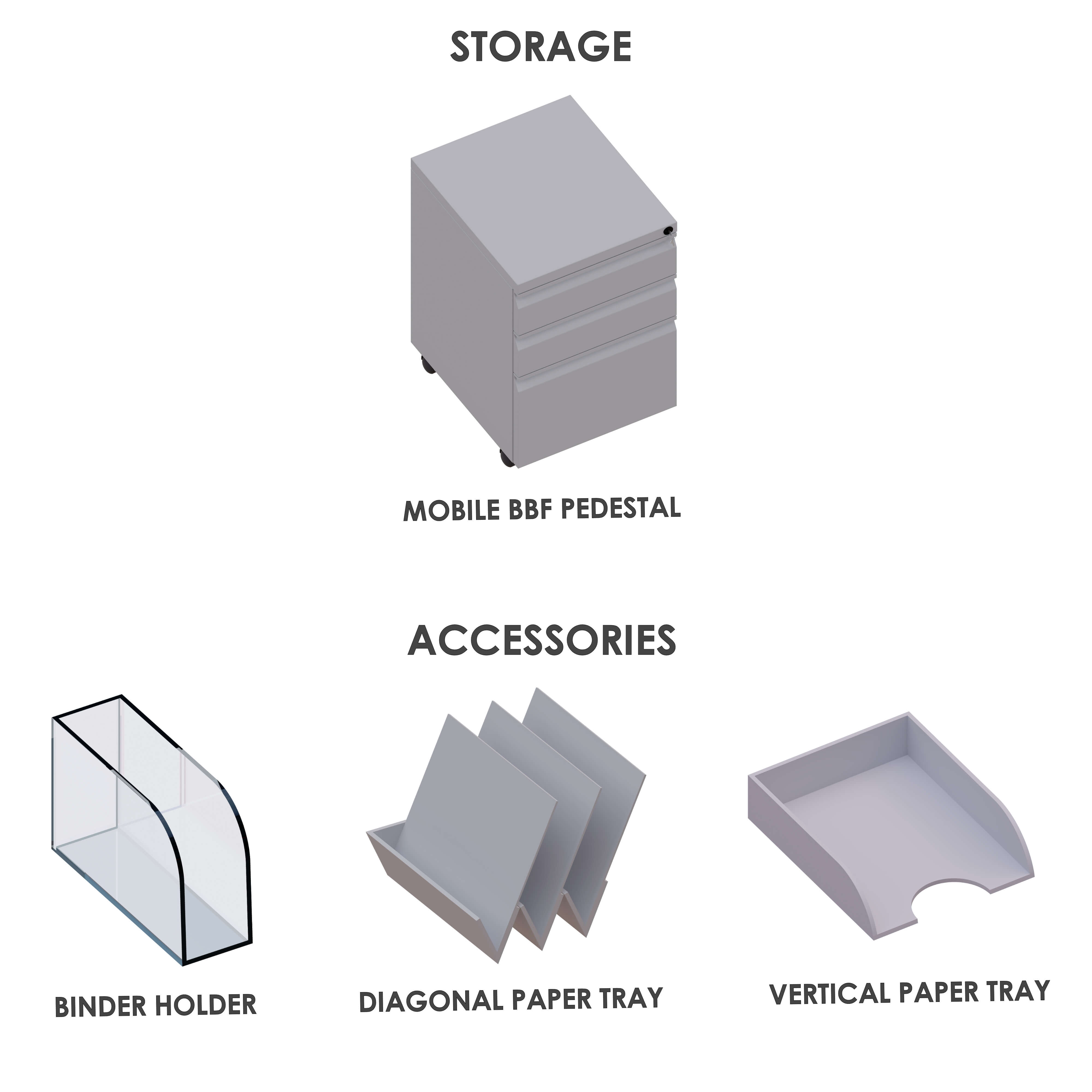 Turn key office design FH94 4pack storage