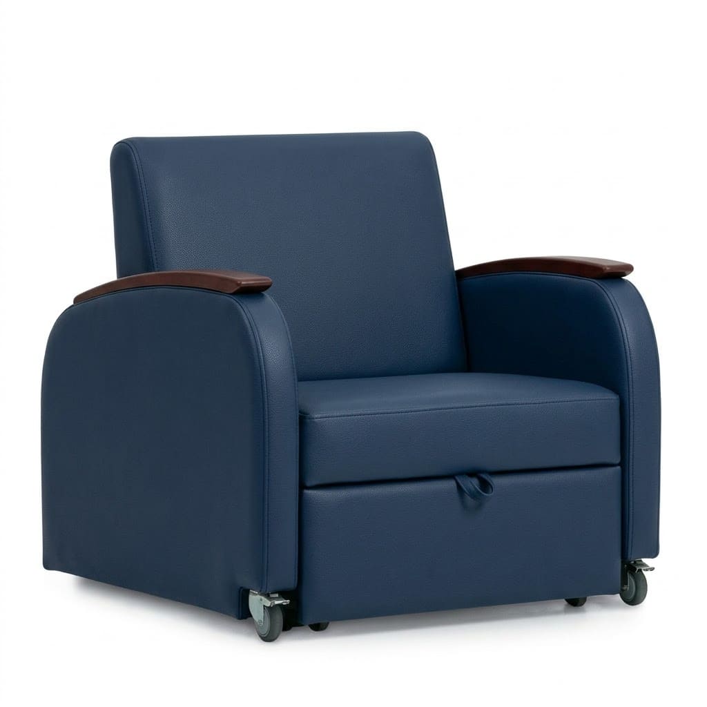 Sleeper chair navy 3