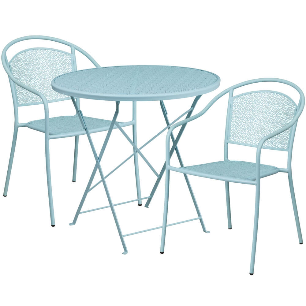 Bistro table set CUB CO 30RDF 03CHR2 SKY GG F