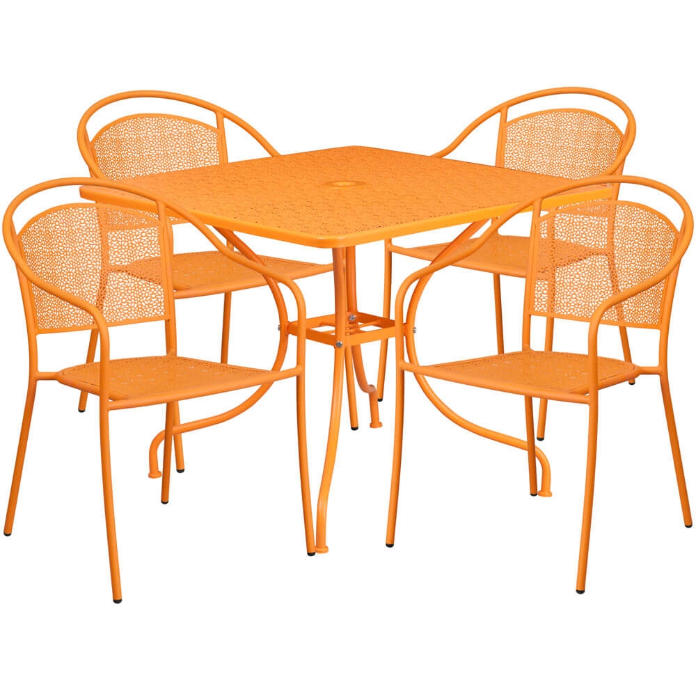 Bistro table set CUB CO 35SQ 03CHR4 OR GG FLA