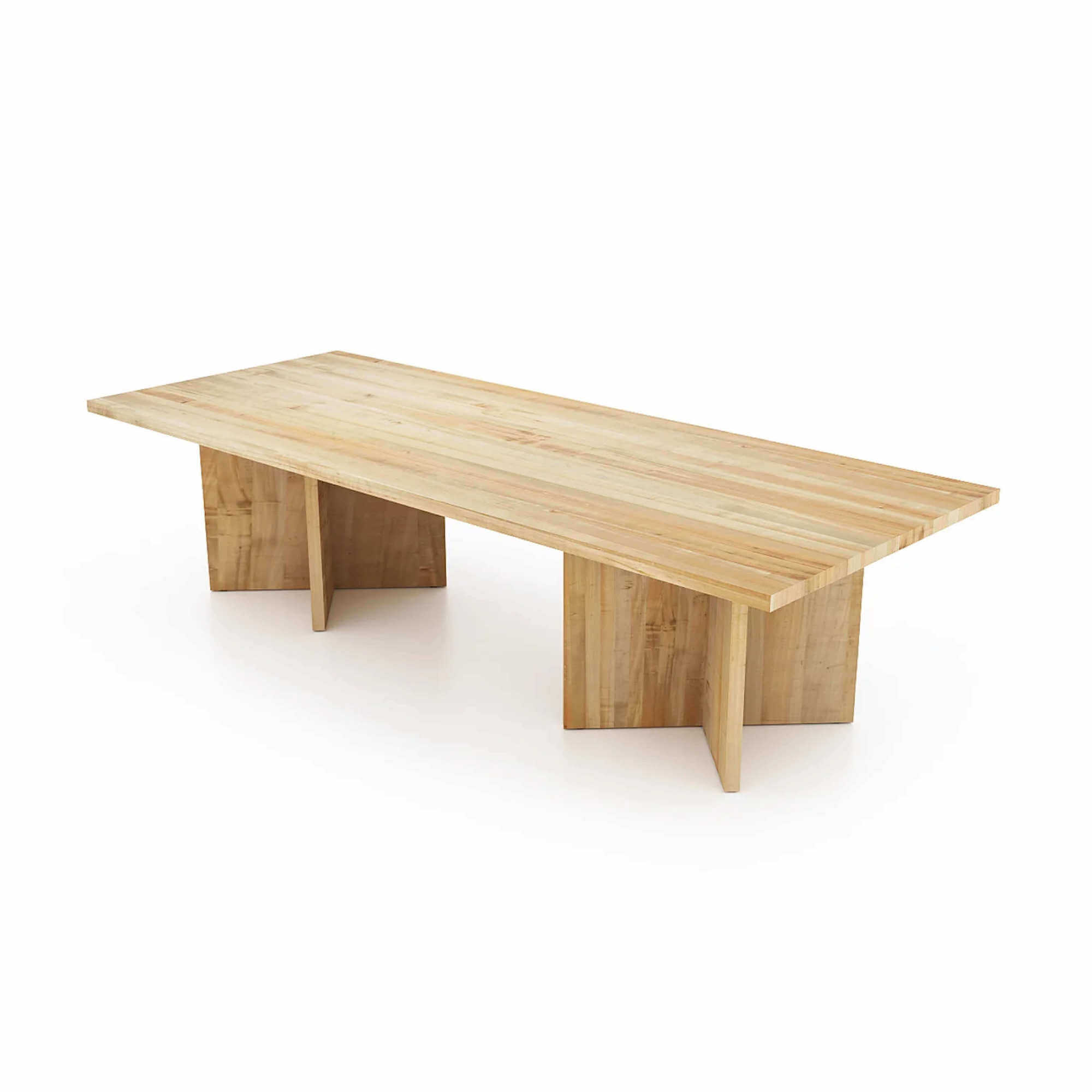 Conference room tables conference table id5 industrial conference table angle view 2 natural