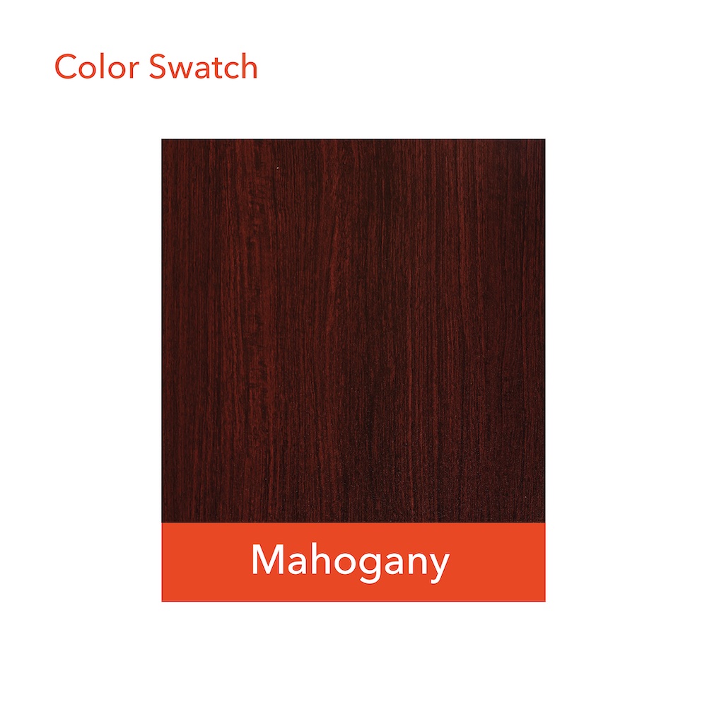 Conference room tables meeting tables contemporary conference table color swatch mahogany 1