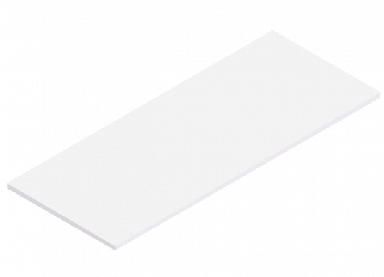 Flip top training table laminate 60x24 white