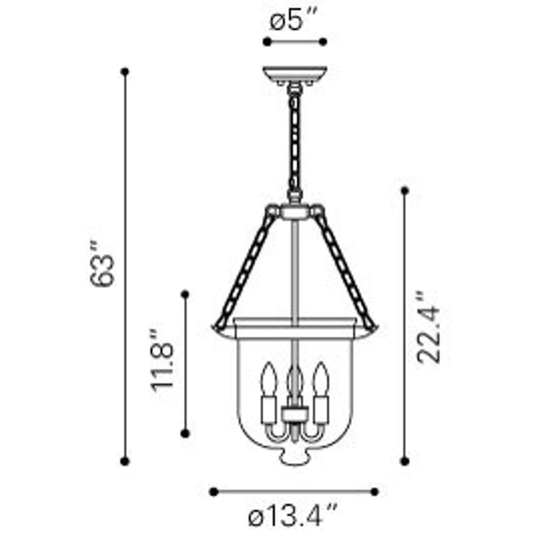 Modern dining room light fixtures dimensions view