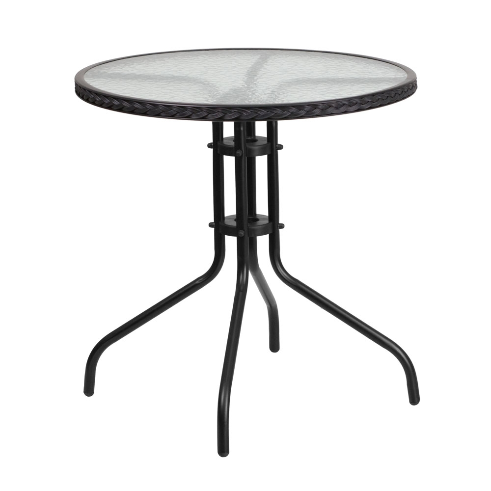 Outdoor patio table CUB TLH 087 BK GG FLA