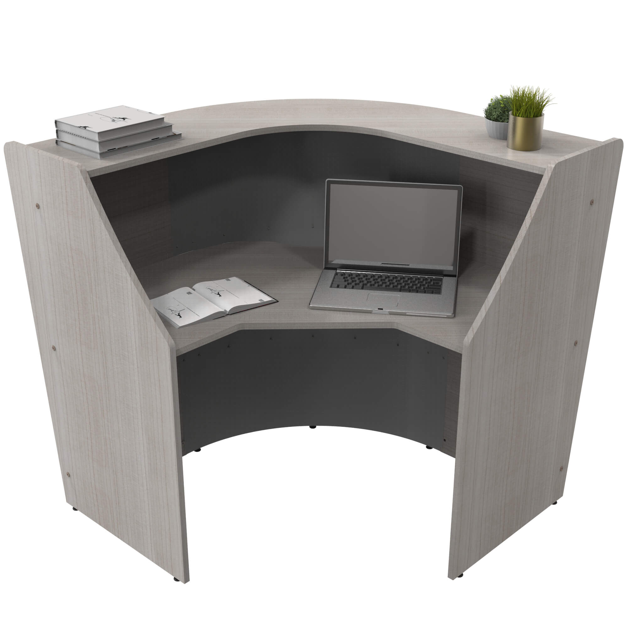 Li1 corner reception desk inside