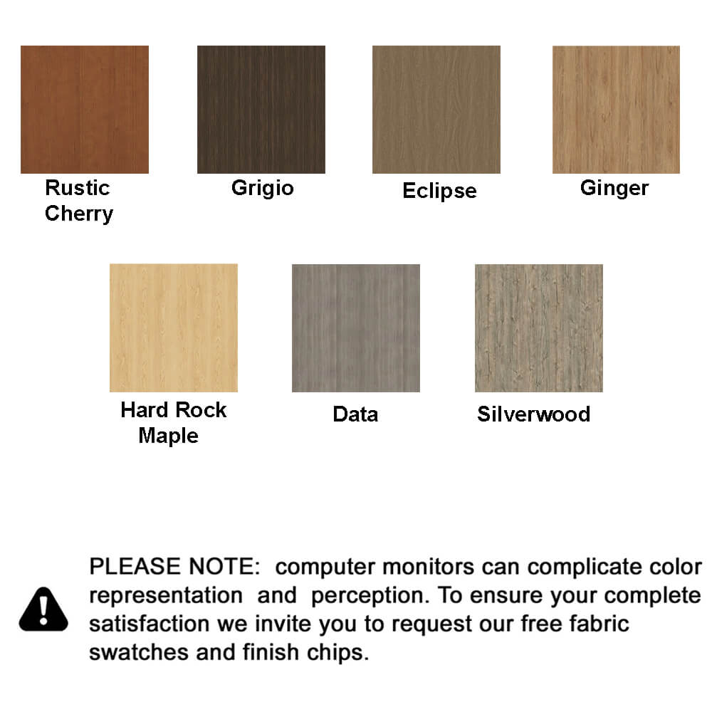 Symmetryflow 2 person reception desk color swatch