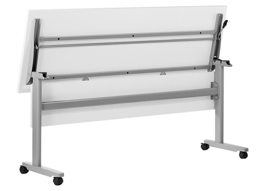 Training table with t leg 6x2 white gray 12