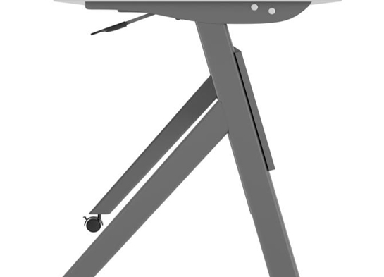 Training table with x leg 6x2 gray gray 14