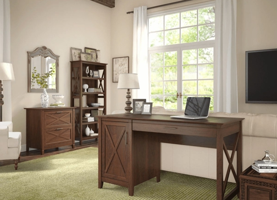 West style desk with drawer file cabinet and 5 shelf bookcase space view bing cherry West style desk with drawer file cabinet and 5 shelf bookcase space view bing cherry