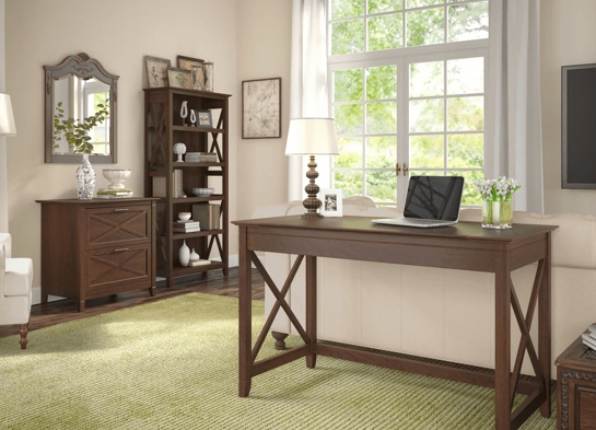 Western style desk with drawer lateral file cabinet and 5 shelf bookcase space view bing cherry Western style desk with drawer lateral file cabinet and 5 shelf bookcase space view bing cherry