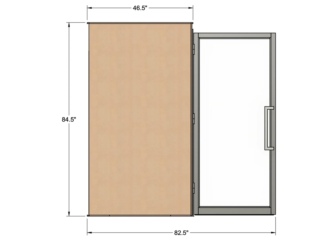 Zen two person office phone booth door dimensions Zen two person office phone booth door dimensions
