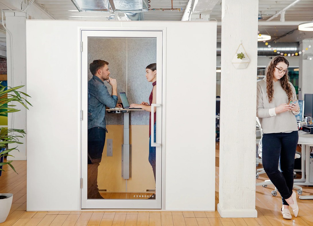 Zen two person office phone booth Zen two person office phone booth