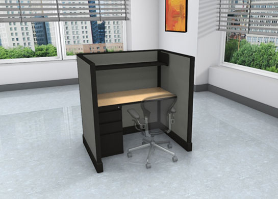 Call Center Cubicles: 3x4 + storage