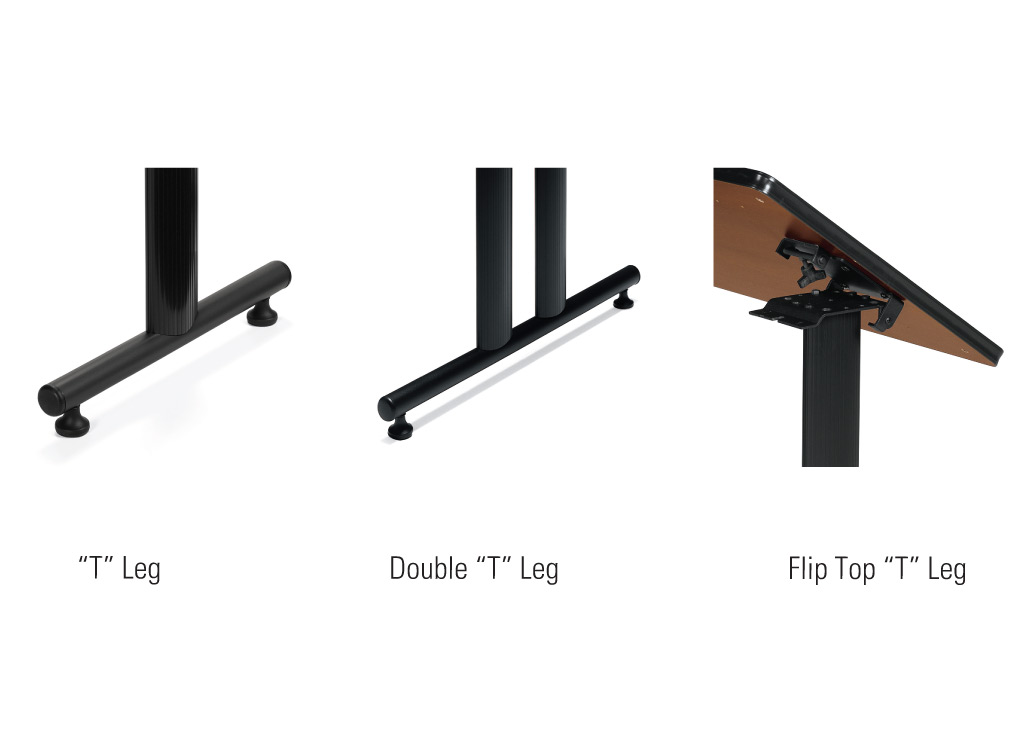 Enhance your boardroom furniture from Global Office Furniture with 3 base options.